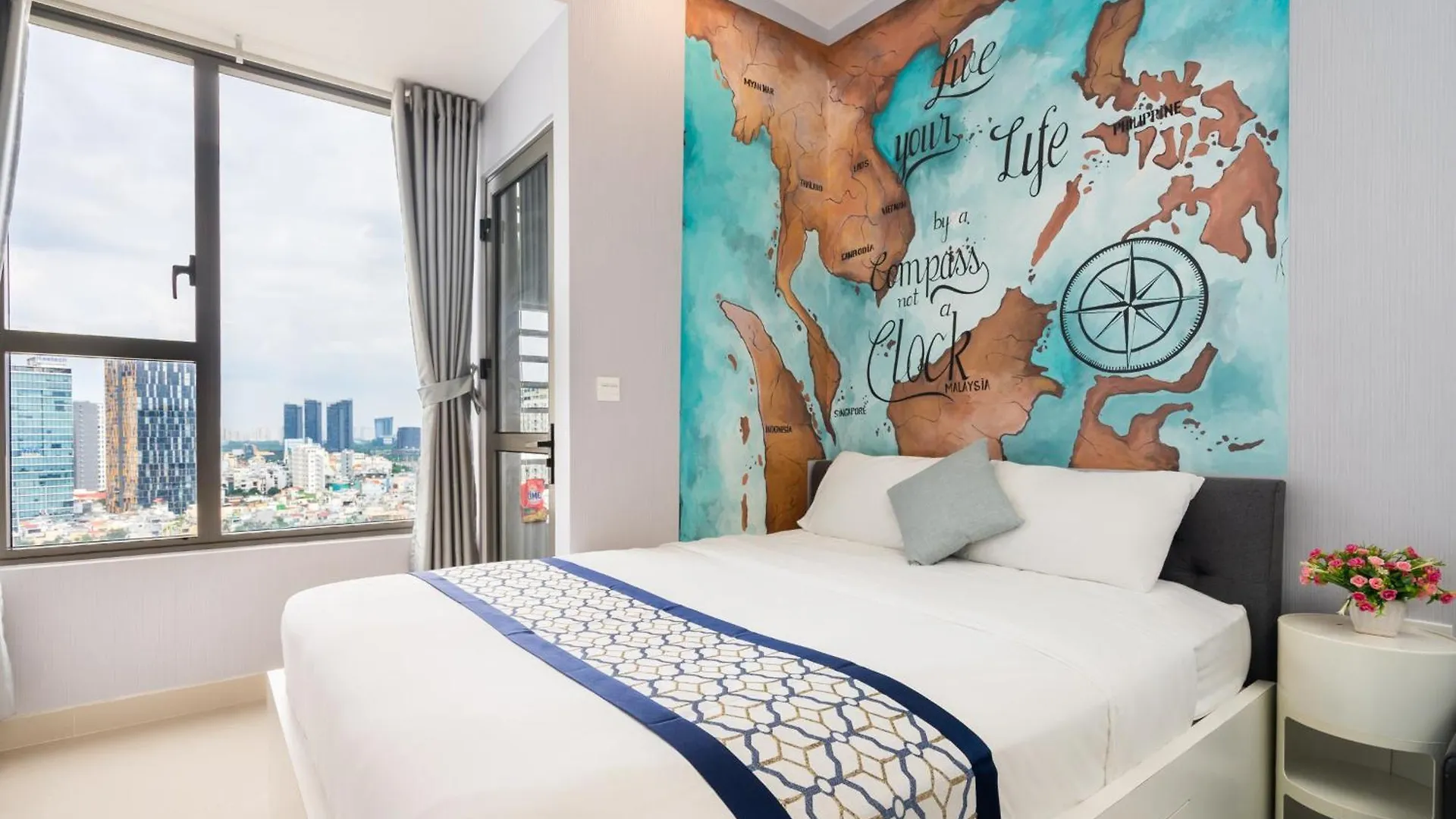 Apartment Rivergate Residence - Goby Home - Lux Apartment, Near Ben Thanh Ho Chi Minh City